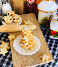 Doll house miniature Christmas Shortbread tree food accessory Australia