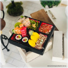 Dollhouse Miniature Japanese Bento food set