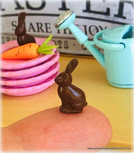 Dollhouse Easter chocolate bunny miniature
