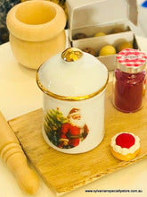 Reutter porcelain doll house miniature Christmas jars
