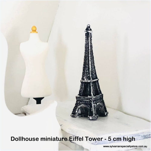 Dollhouse miniature Eiffel tower