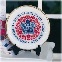 King Charles Coronation Large Plate - Miniature - Discounted