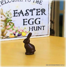Chocolate Bunny x 1 - 1.5 cm high -  Miniature