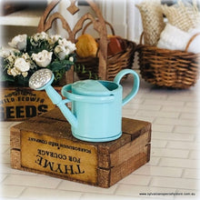Blue Watering Can - Metal - Miniature
