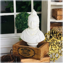 Dollhouse Queen Victoria bust statue