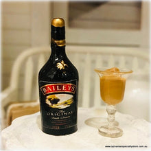 Dollhouse miniature cocktails irish creme Baileys