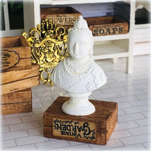 Dollhouse Queen Victoria bust statue