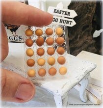 Dollhouse miniature eggs market day kitchen pantry hens