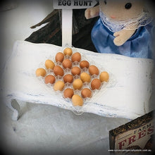 Dollhouse miniature eggs market day kitchen pantry hens