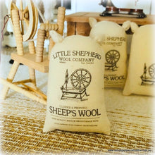 Dollhouse miniature Sheeps wool in sack