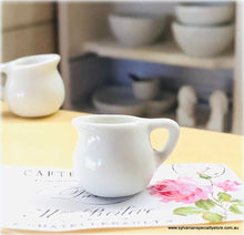 White Milk Jug Small - Miniature