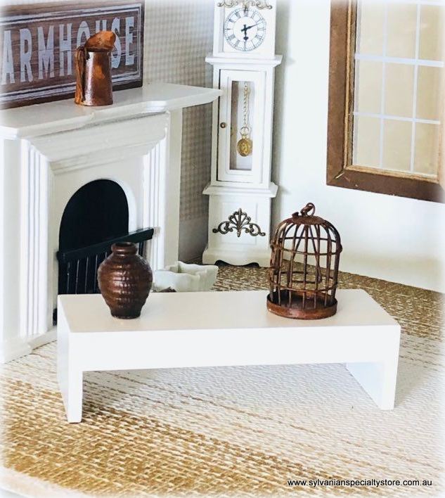 Dollhouse miniature modern home coffee table