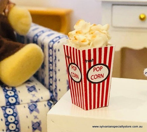 Dollhouse miniature elf prop popcorn movie
