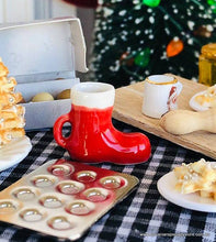 Santa Boot Mug x 1 - Miniature