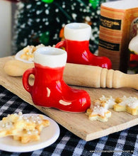 Santa Boot Mug x 1 - Miniature