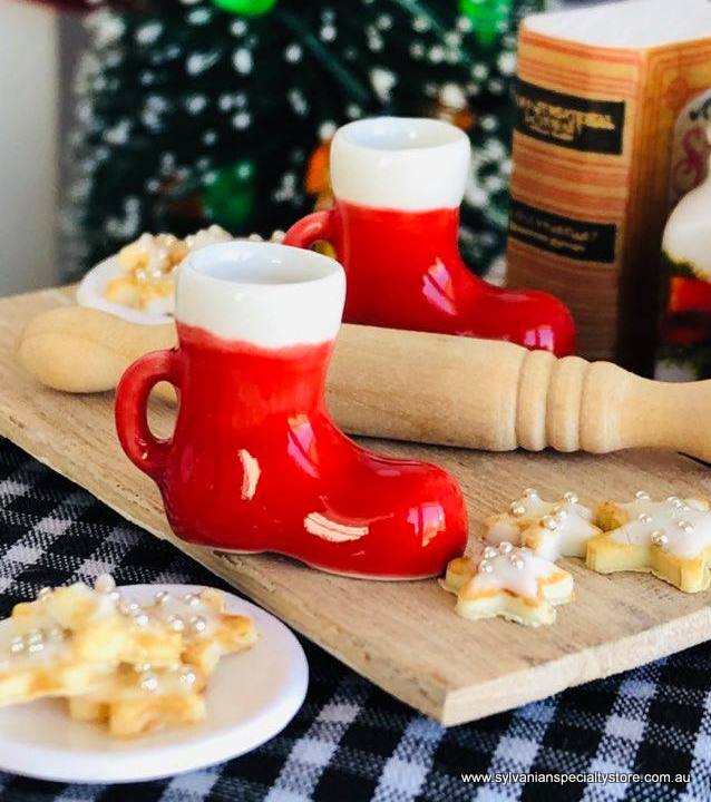 Santa Boot Mug x 1 - Miniature