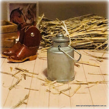 Dollhouse miniature farmhouse milk churn metal