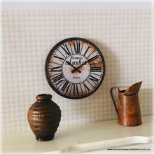 Large Rustic Farmhouse Style Clock - Style 1 - Miniature