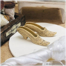 Dollhouse French Chateau pompadour shoes vintage style