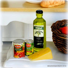 Olive Oil, Cheese and Cans - Miniature