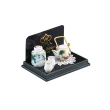 Reutter porcelain Japanese Asian Tea Set miniature