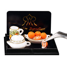 REutter porcelain orange juicing set breakfast
