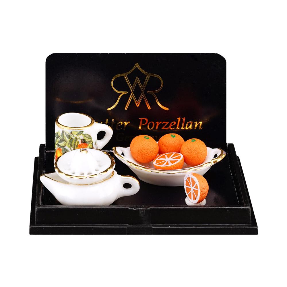 REutter porcelain orange juicing set breakfast