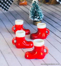Santa Boot Mug x 1 - Miniature