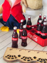 Coca Cola Bottles in Crate - 12- Miniature