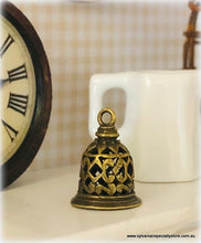 Dollhouse miniature antique style bell decorative