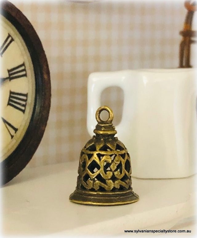 Dollhouse miniature antique style bell decorative