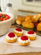Dollhouse miniature jam tarts food accessories baking day