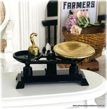 Dollhouse Black Gold scales vintage style
