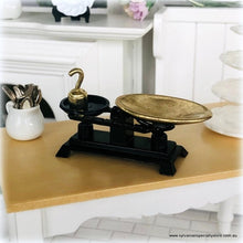 Black and Gold Scales - Dollshouse miniature