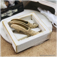 Dollhouse French Chateau pompadour shoes vintage style