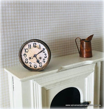 Rustic Farmhouse Style Clock - Style 1 - Miniature