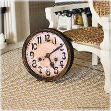 Dollhouse miniature modern farmhouse clock