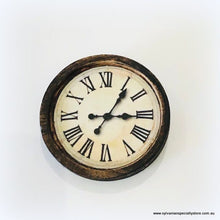 Rustic Farmhouse Style Clock - Style 2 - Miniature