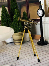 Modern dollhouse telescope living room