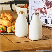 Dollhouse-miniature-milk-bottles-vintage