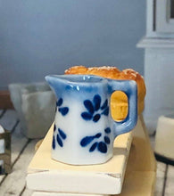 Dollhouse farmhouse miniature blue jug