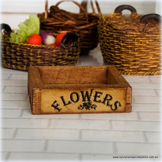 Flowers Crate - Miniature