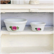 Kitchen bowls with 3 Designs: Rooster, Flowers or Herbs