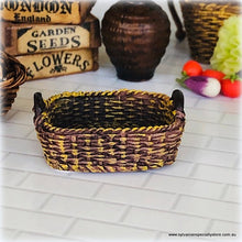 Reutter porcelain faux weave bread basket small