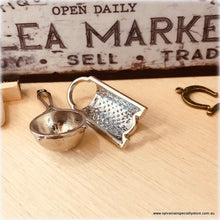 Dollhouse Miniature Grater and Sieve kitchen utensils