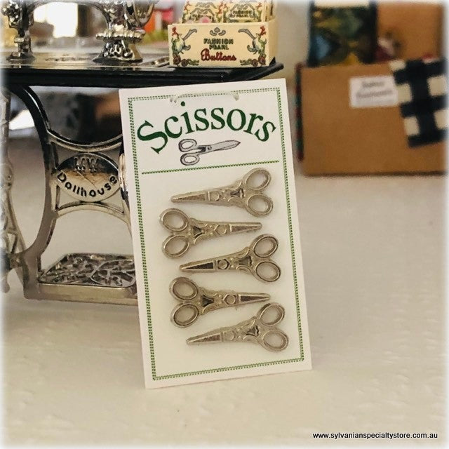 Scissors on Card - Miniature