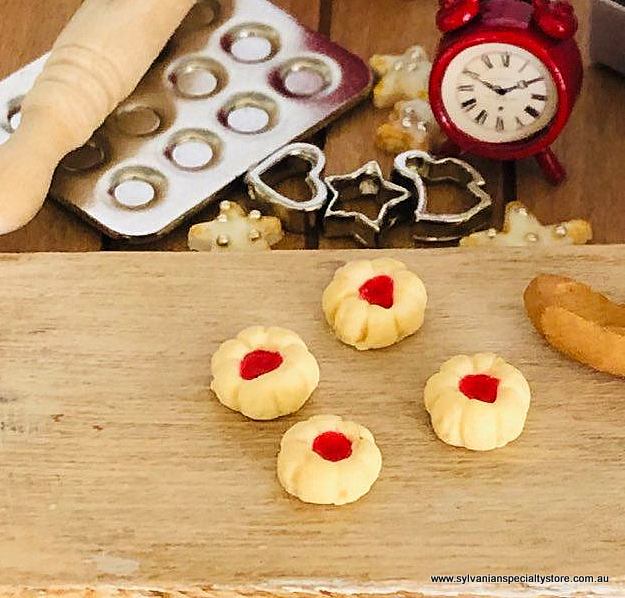 Jam Drops x 4- 0.5 cm wide - Miniature