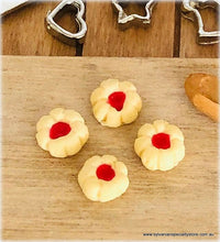 Dollhouse miniature christmas baking jam drops