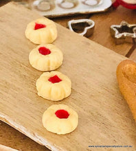 Dollhouse miniature christmas baking jam drops