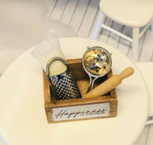 Crate of Kitchen Utensils - Miniature